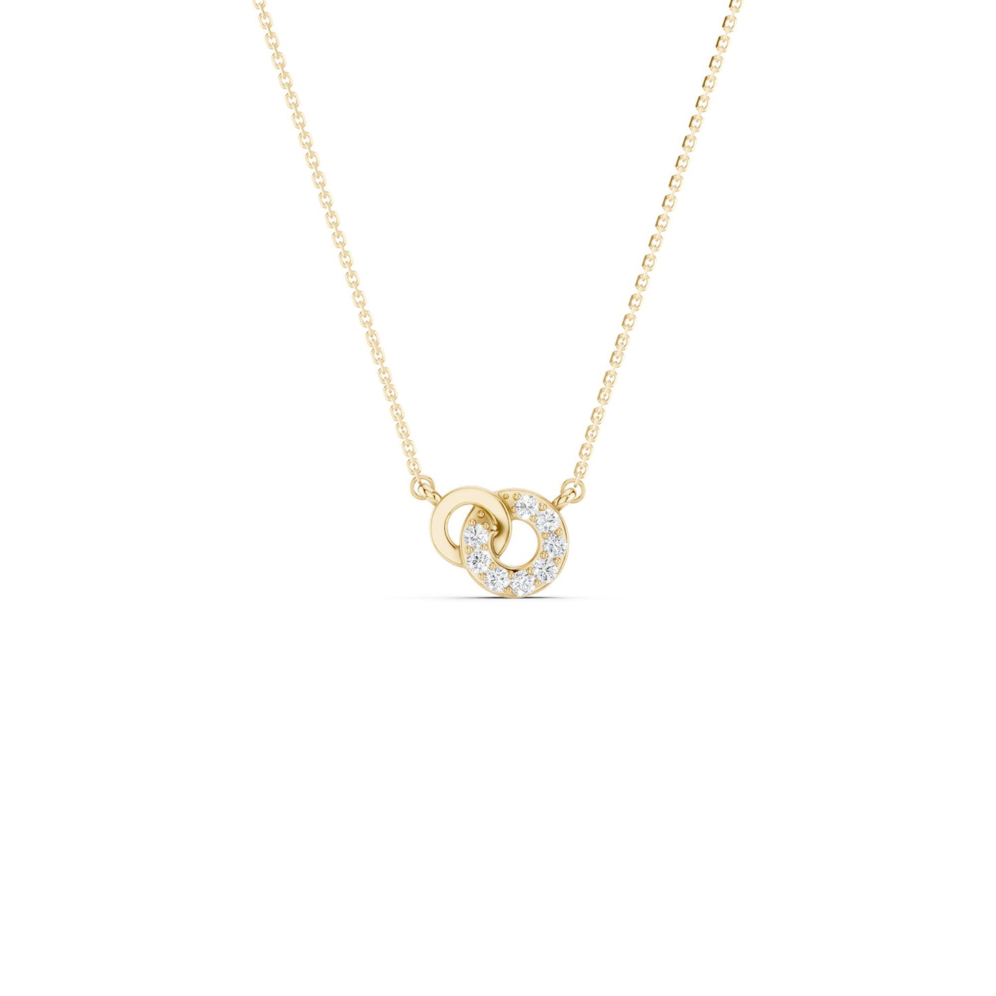 Interlocked Hoops Necklace