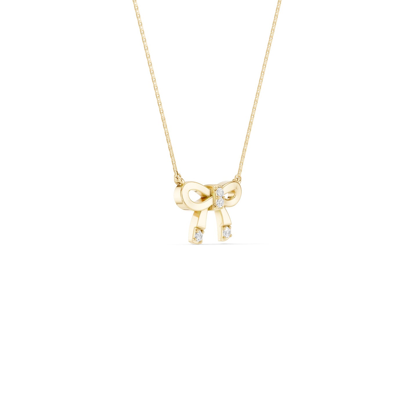 Ribbon Bow Necklace