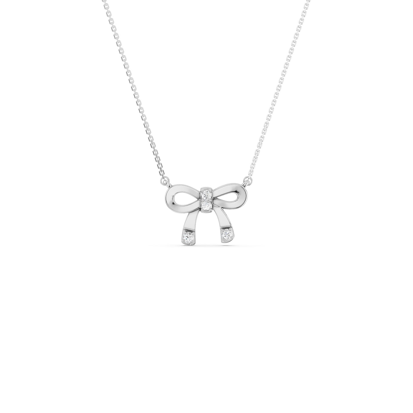 Ribbon Bow Necklace