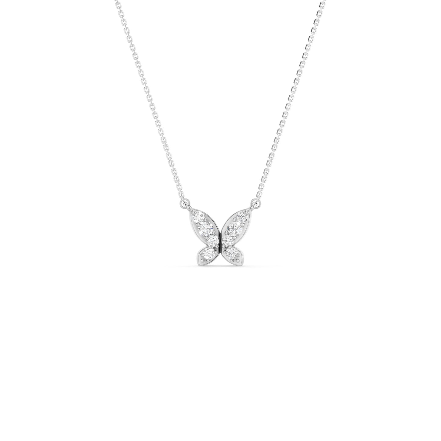 Butterfly Cluster Necklace