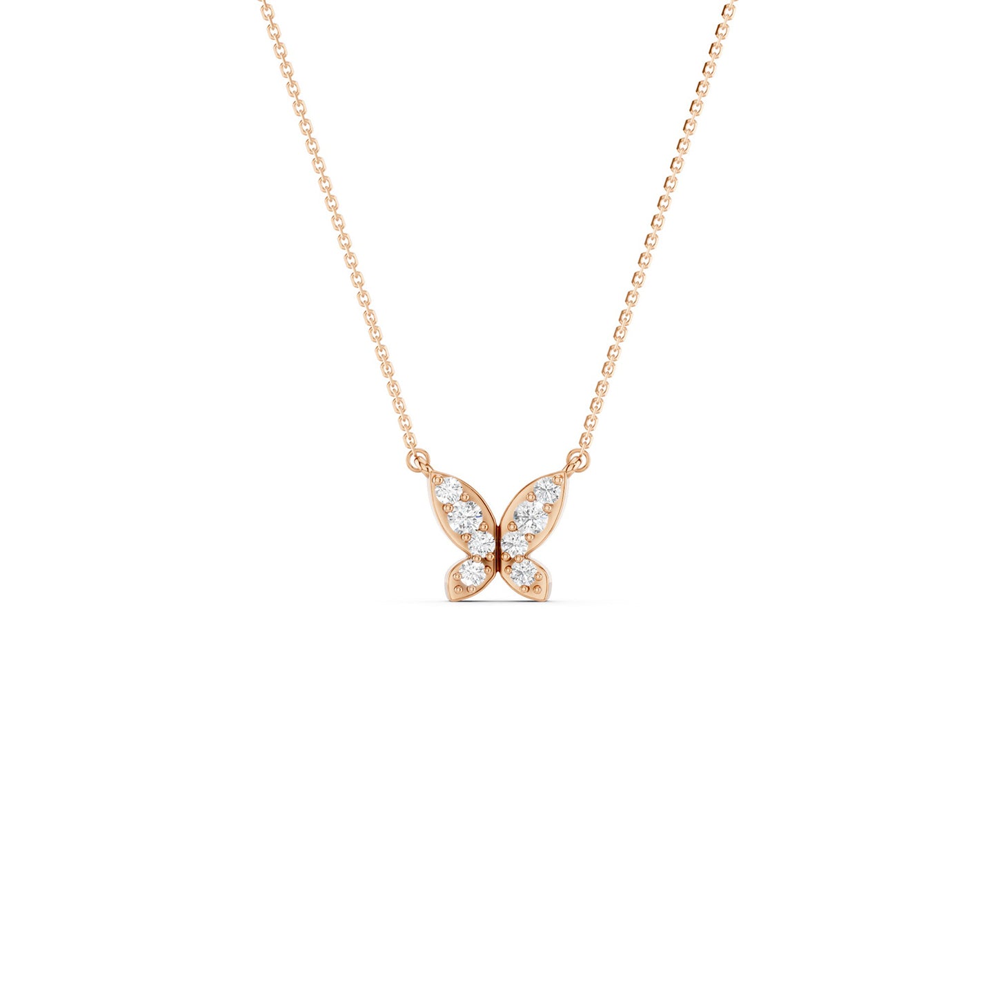 Butterfly Cluster Necklace