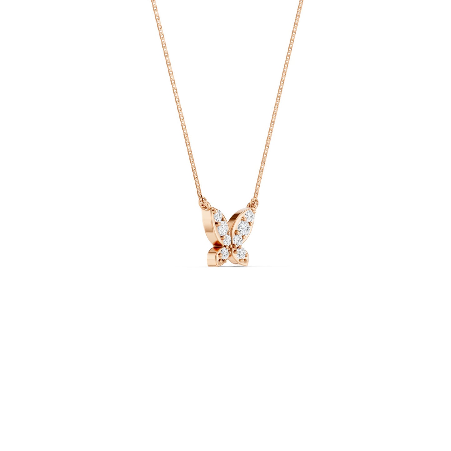 Butterfly Cluster Necklace