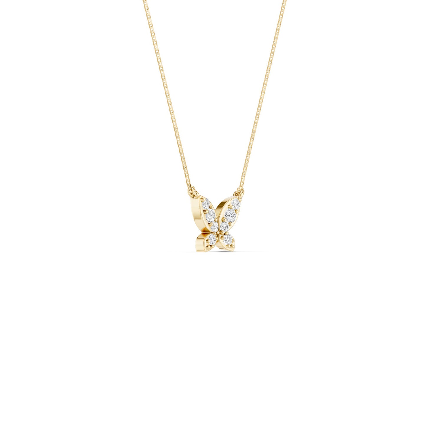 Butterfly Cluster Necklace