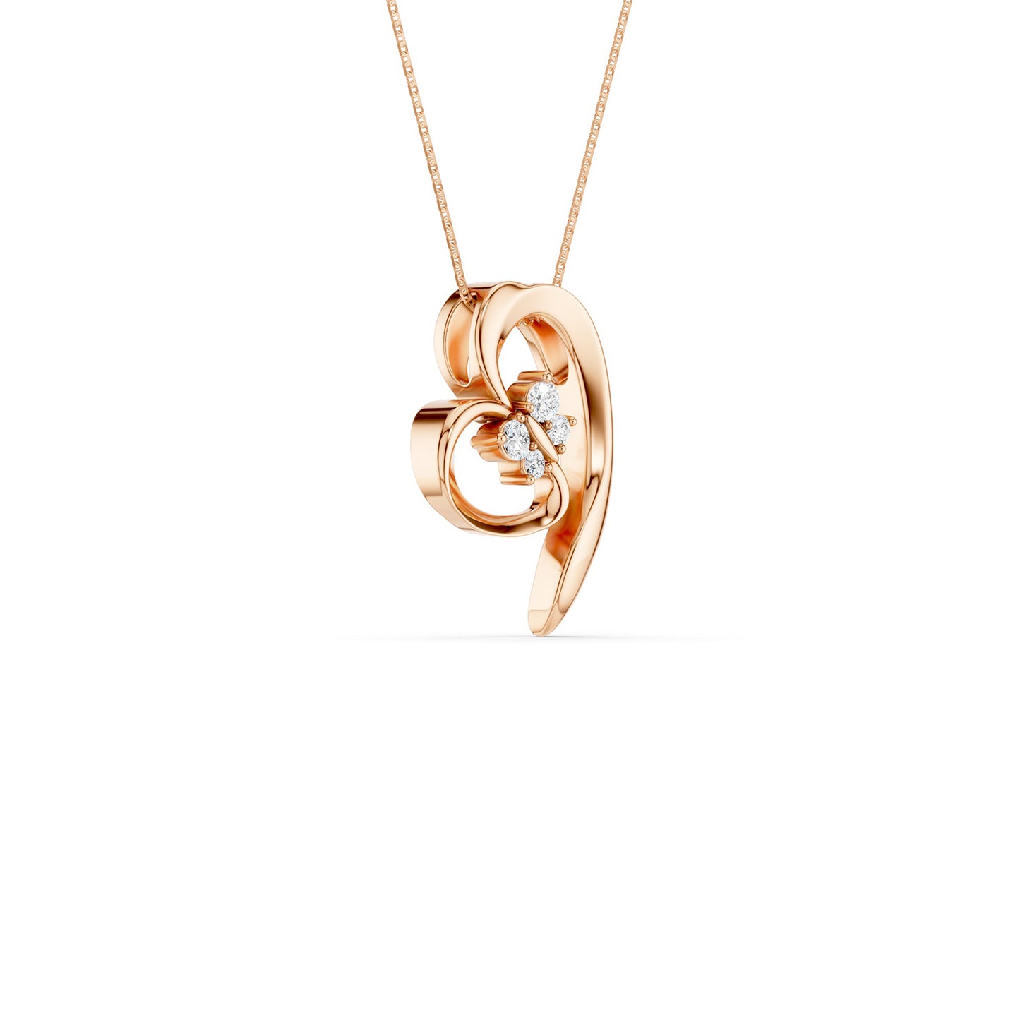 Fluttering Heart Necklace
