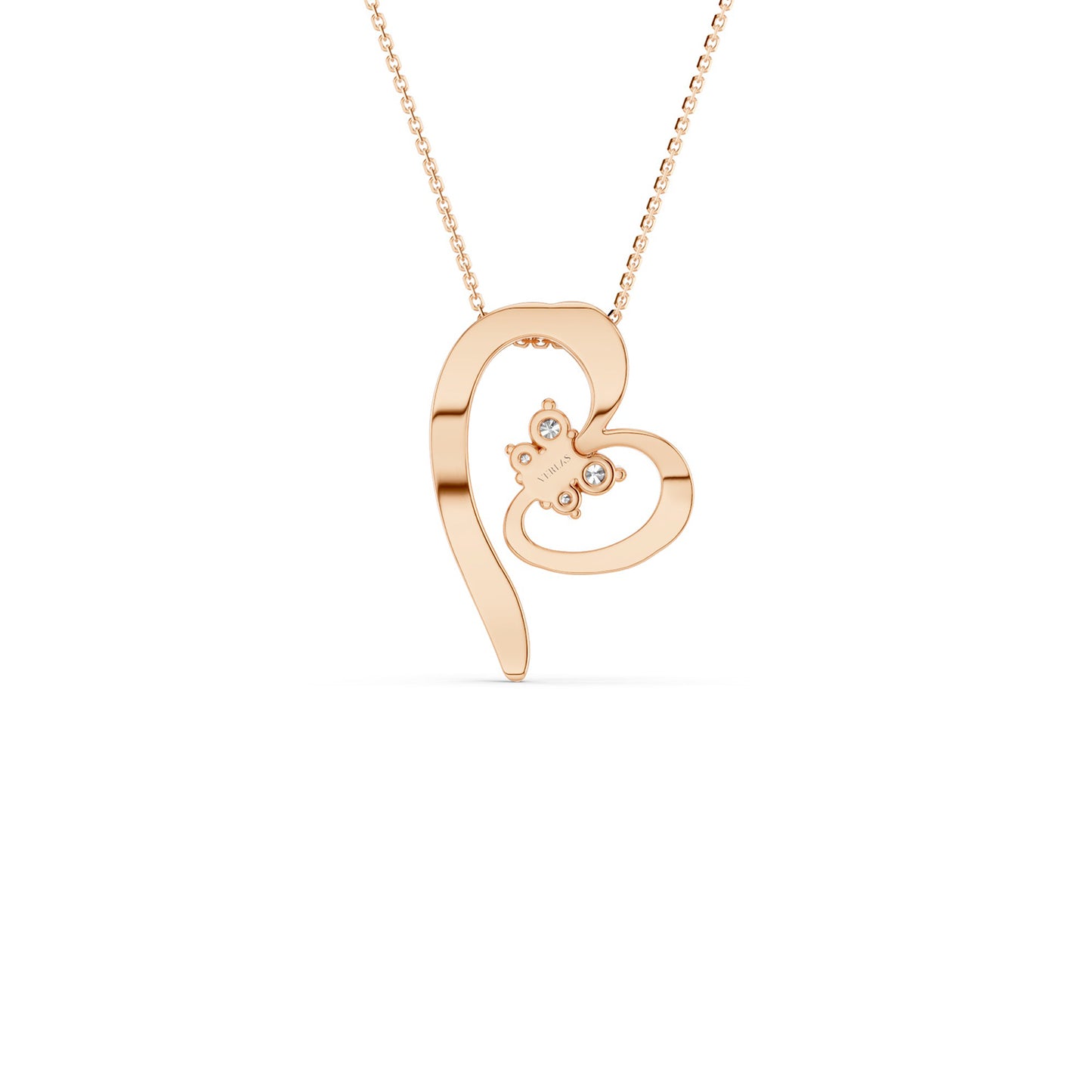 Fluttering Heart Necklace