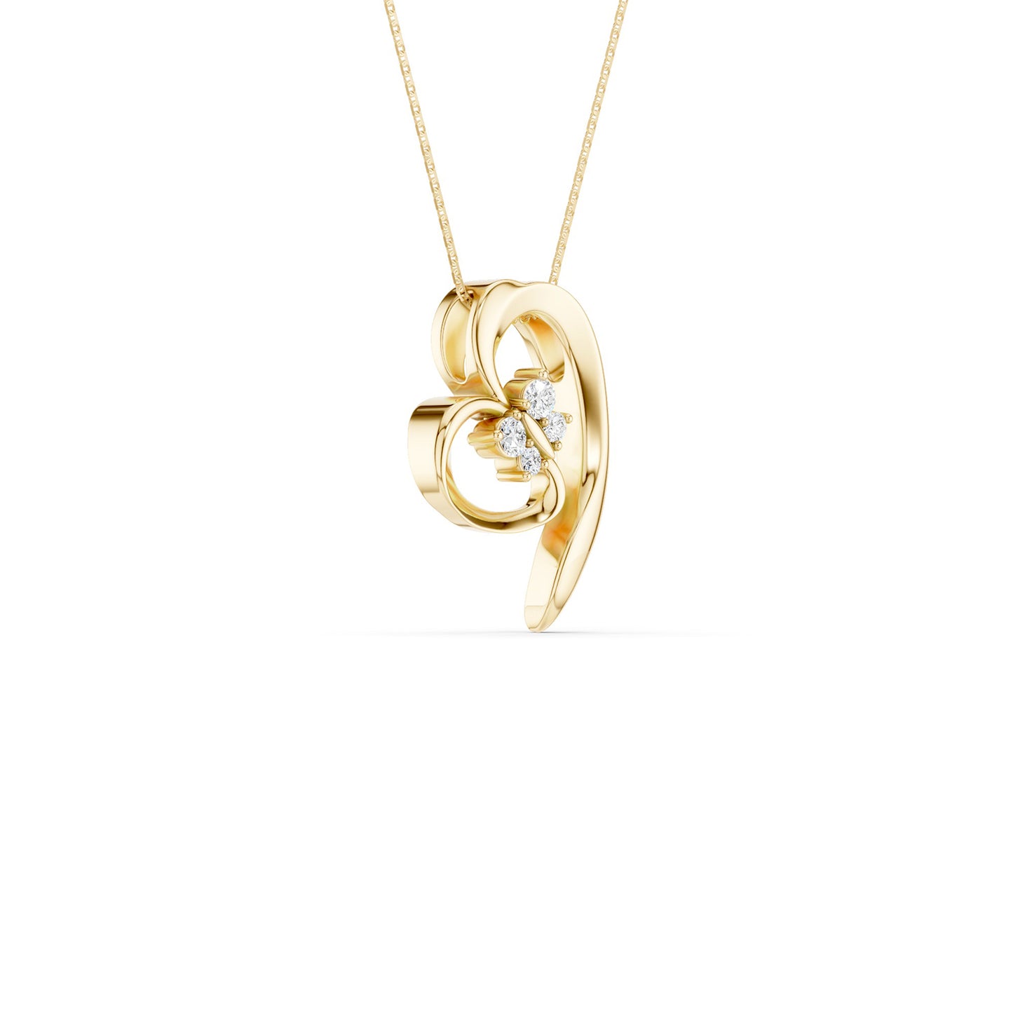 Fluttering Heart Pendant