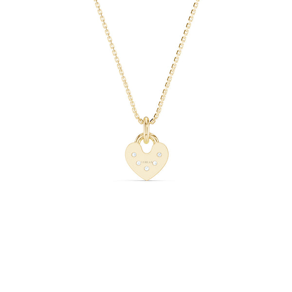 Locked Heart Pendant