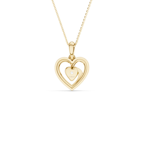 Double Heart Pendant