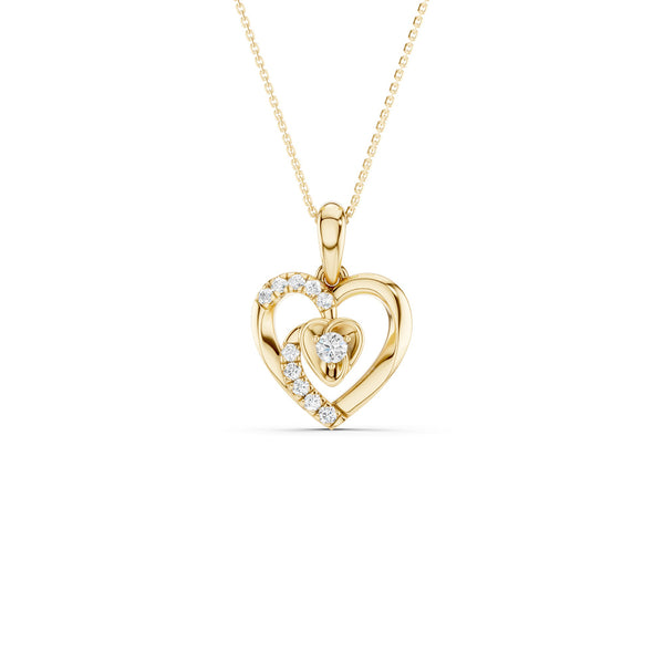 Double Heart Pendant