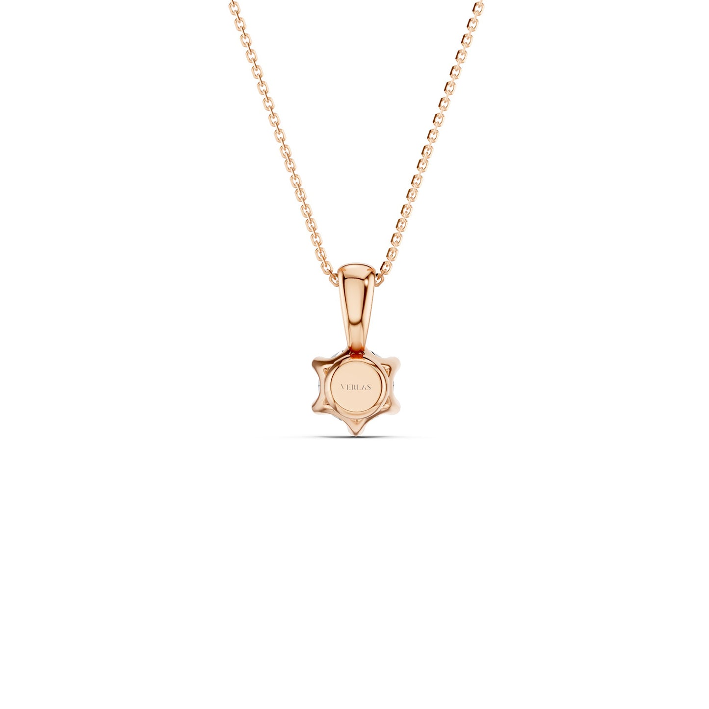 Six-Prong Crowned Pendant