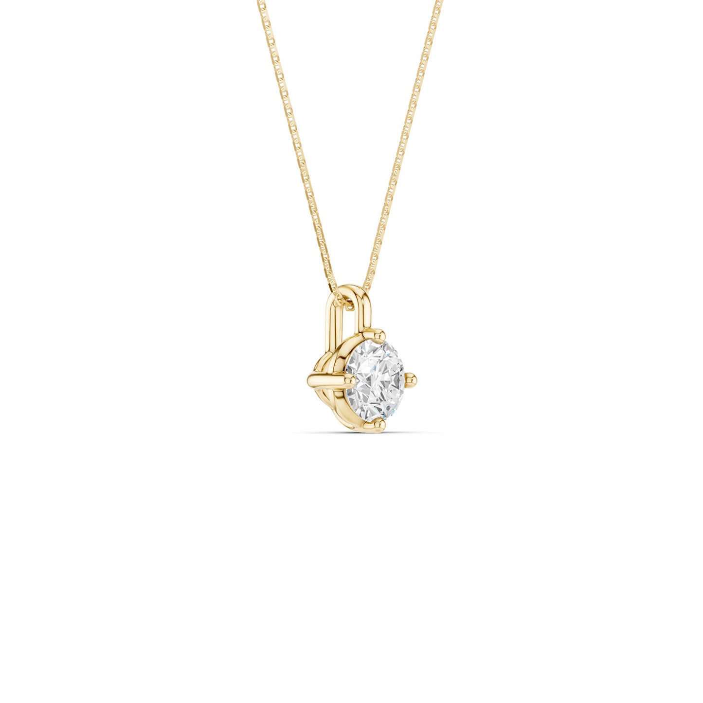 Round Diamond Pendant