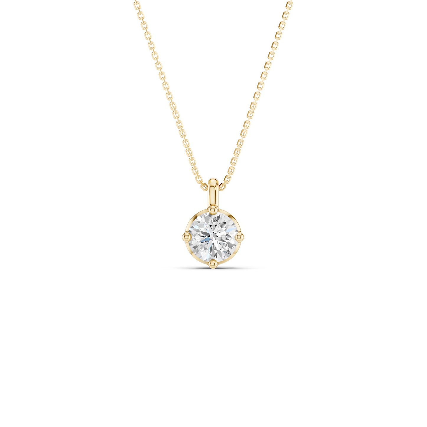Round Diamond Pendant