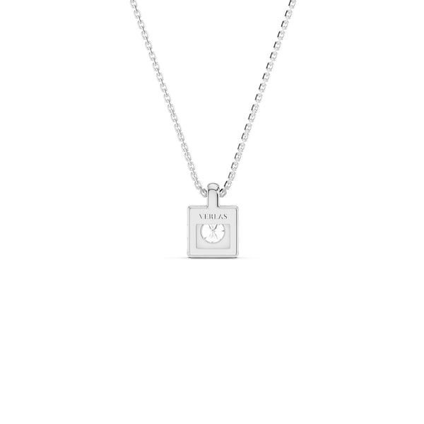 Faceted Round-Cut Open-H Pendant