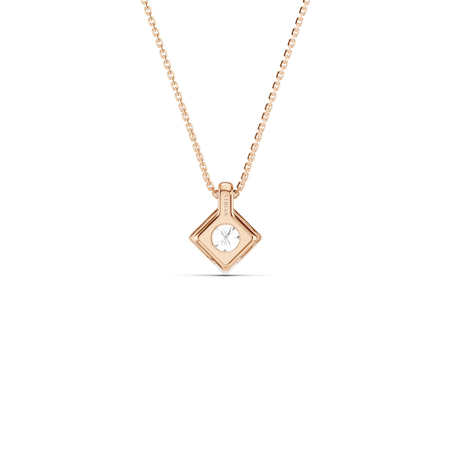 Faceted Round-Cut Pendant