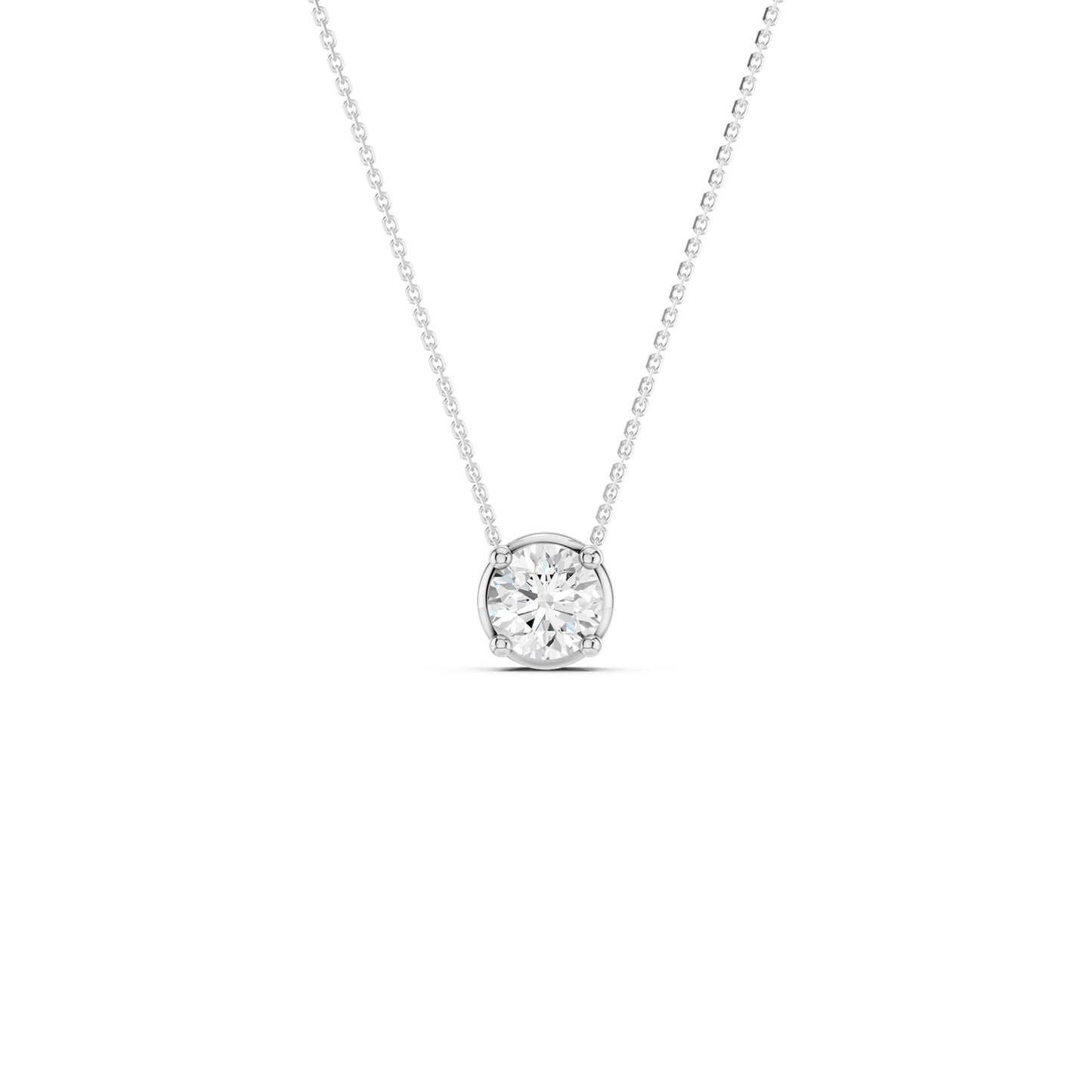 Floating Round Necklace