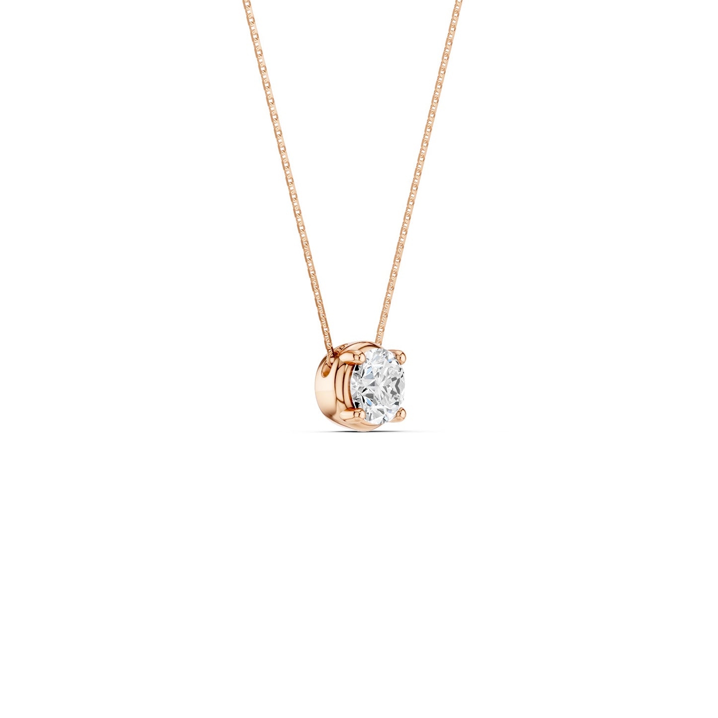 Floating Round Necklace
