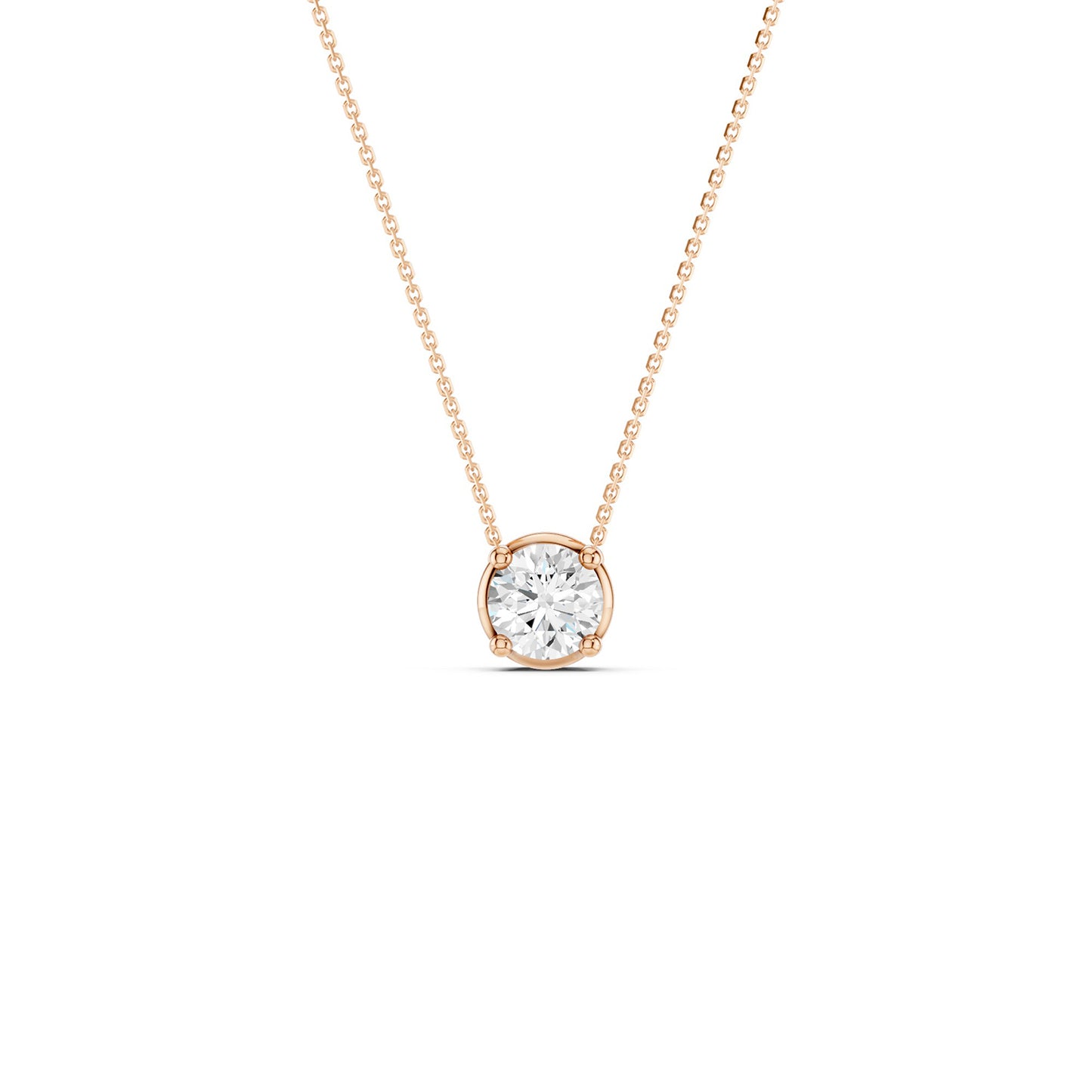 Floating Round Necklace