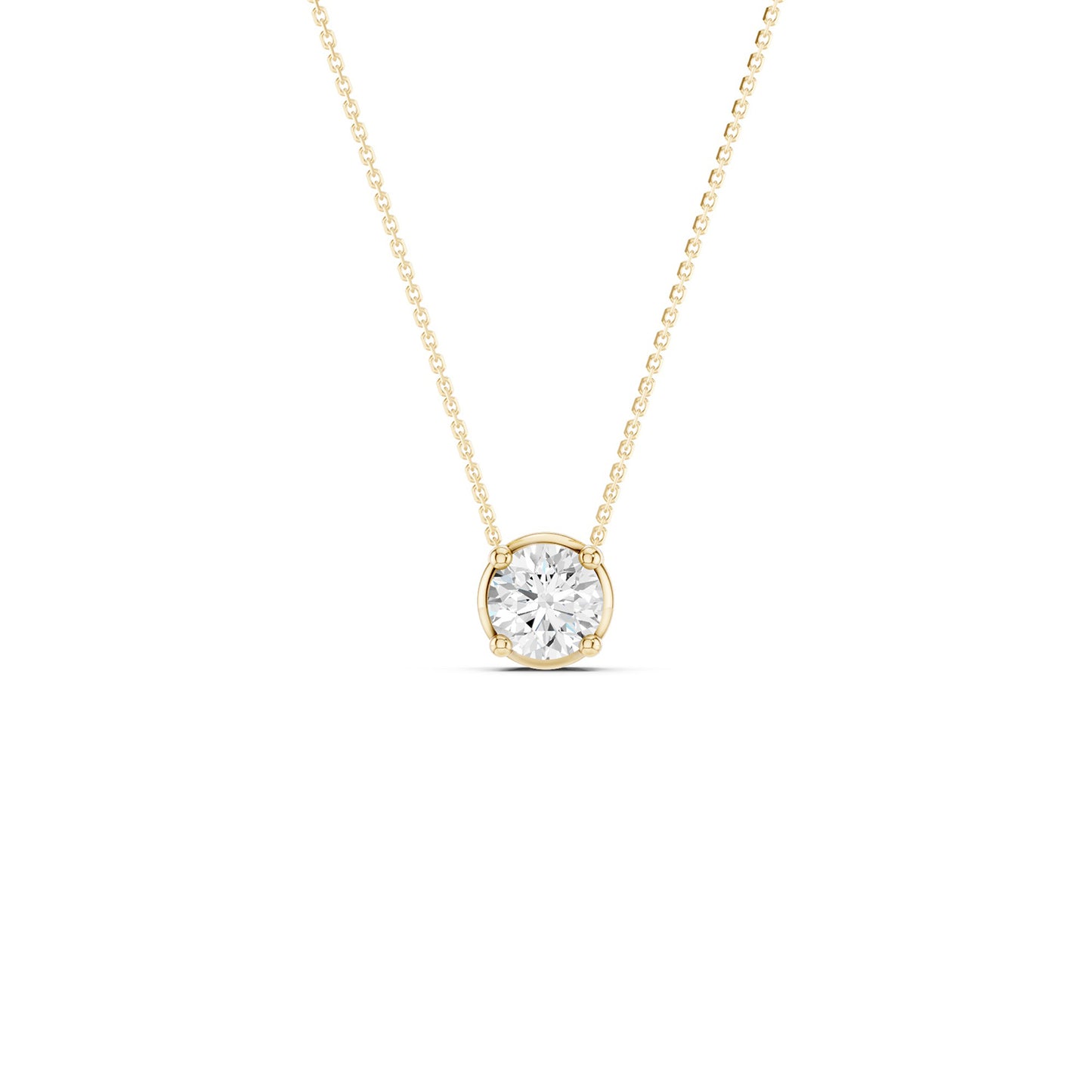 Floating Round Necklace