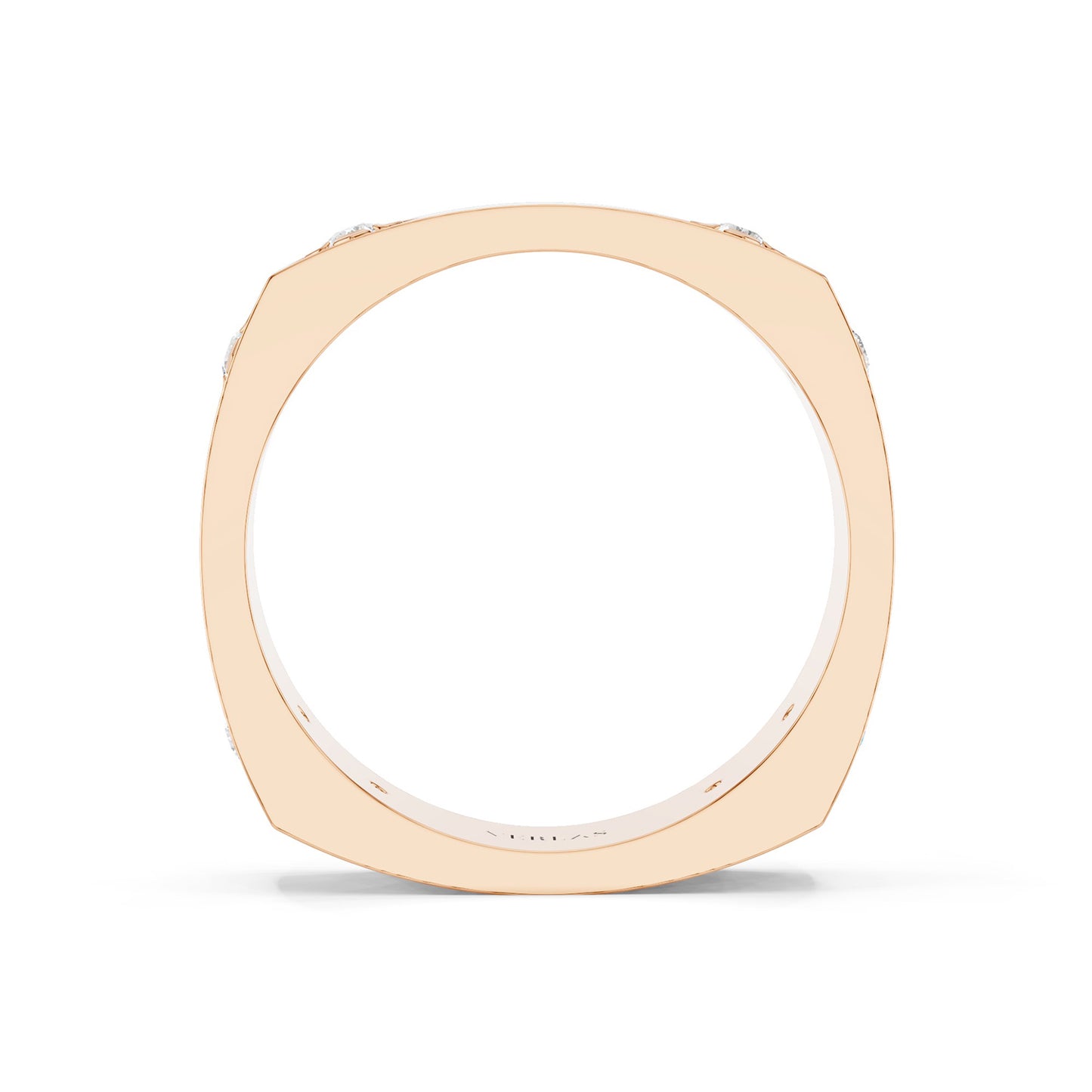 La Fleur 8 Round-Cut 4.10mm Square Band
