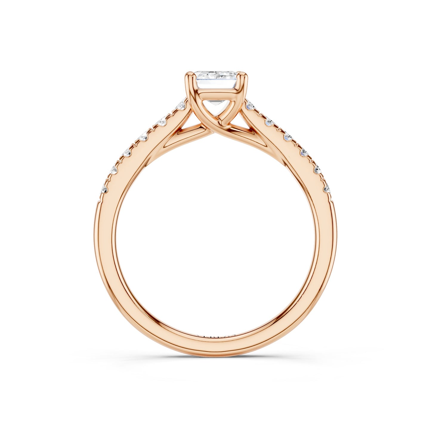 Emerald Four-Prong Solitaire Ring