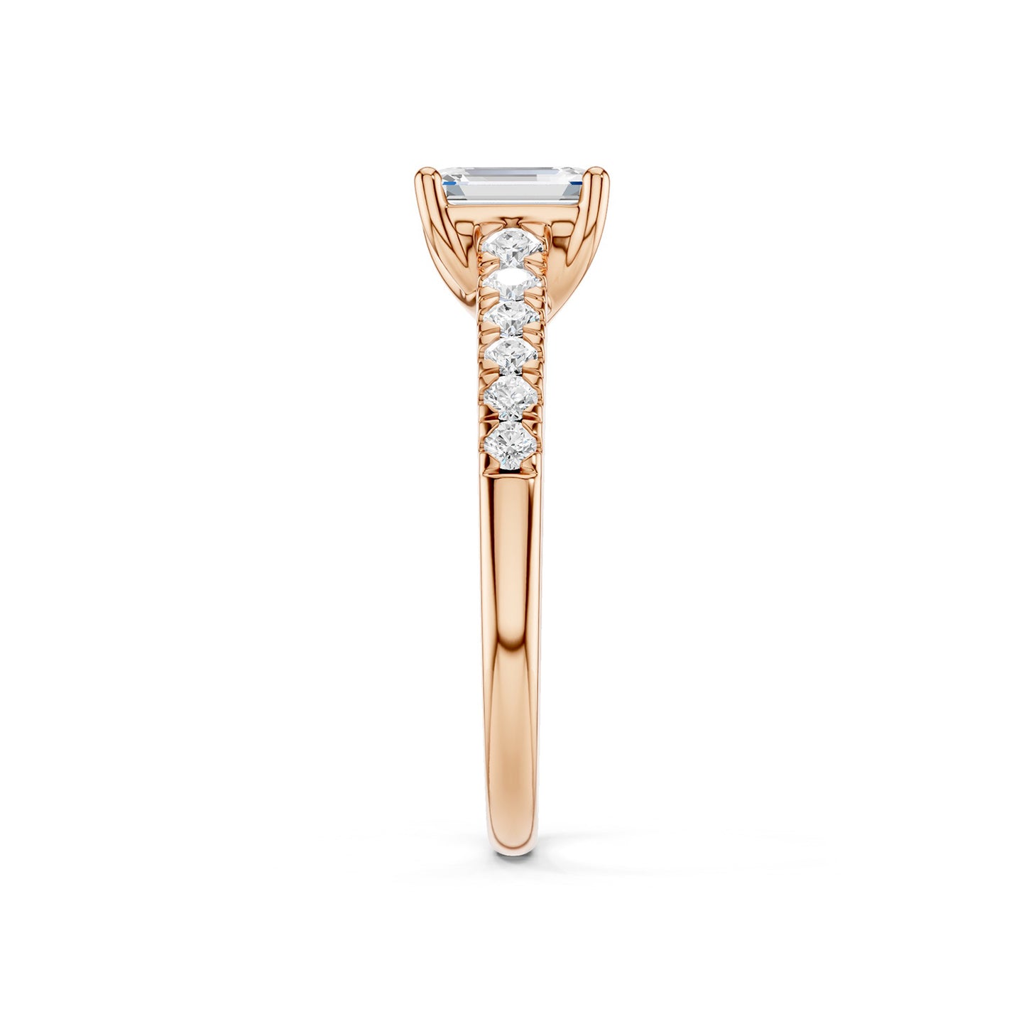 Emerald Four-Prong Solitaire Ring