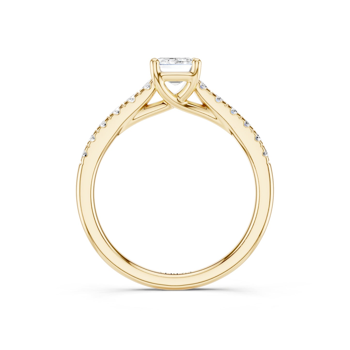 Emerald Four-Prong Solitaire Ring