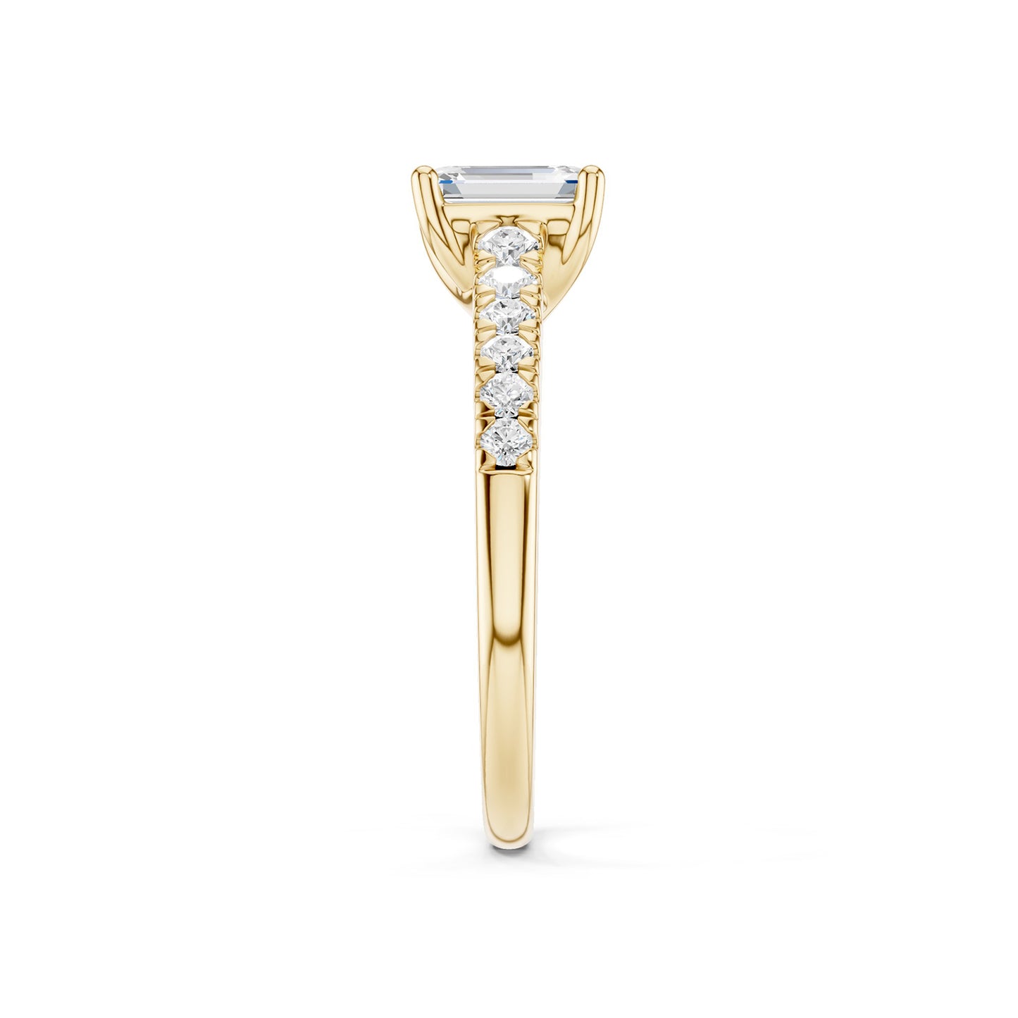 Emerald Four-Prong Solitaire Ring