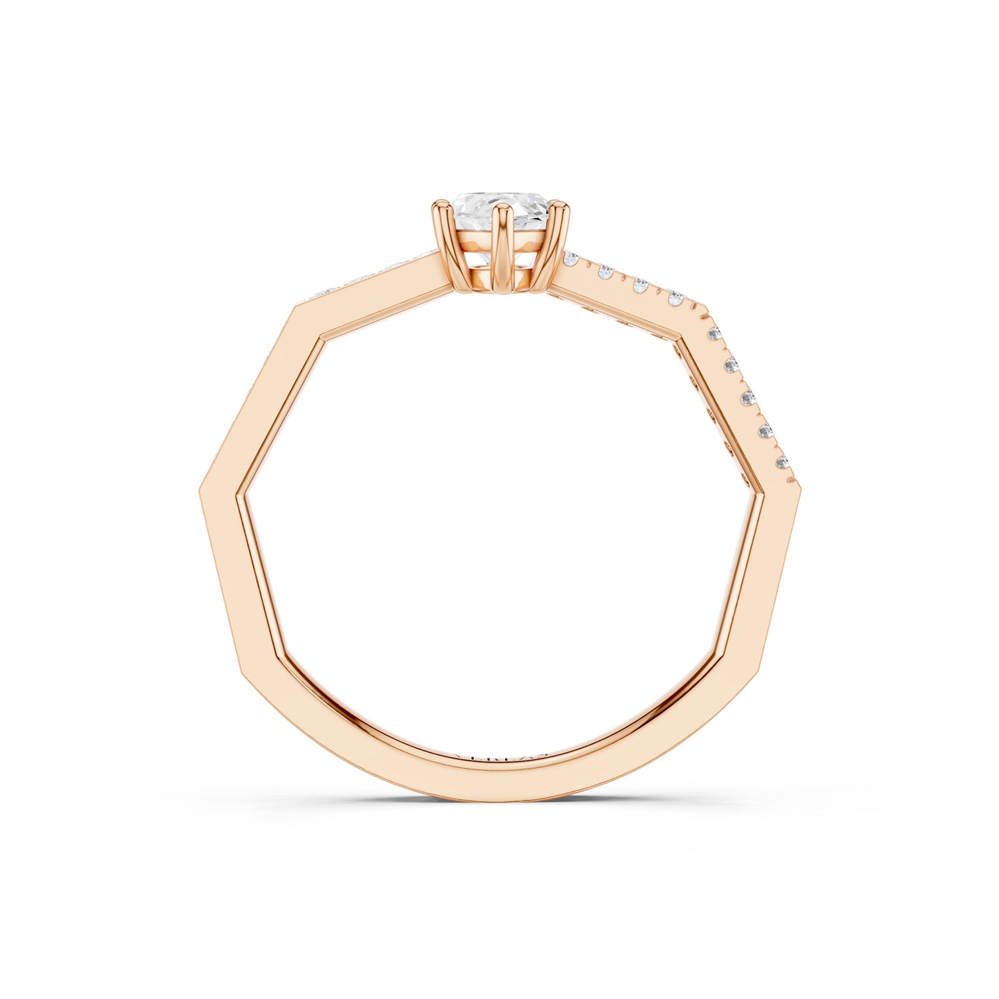 Octad Marquise Alternate Pavé Ring
