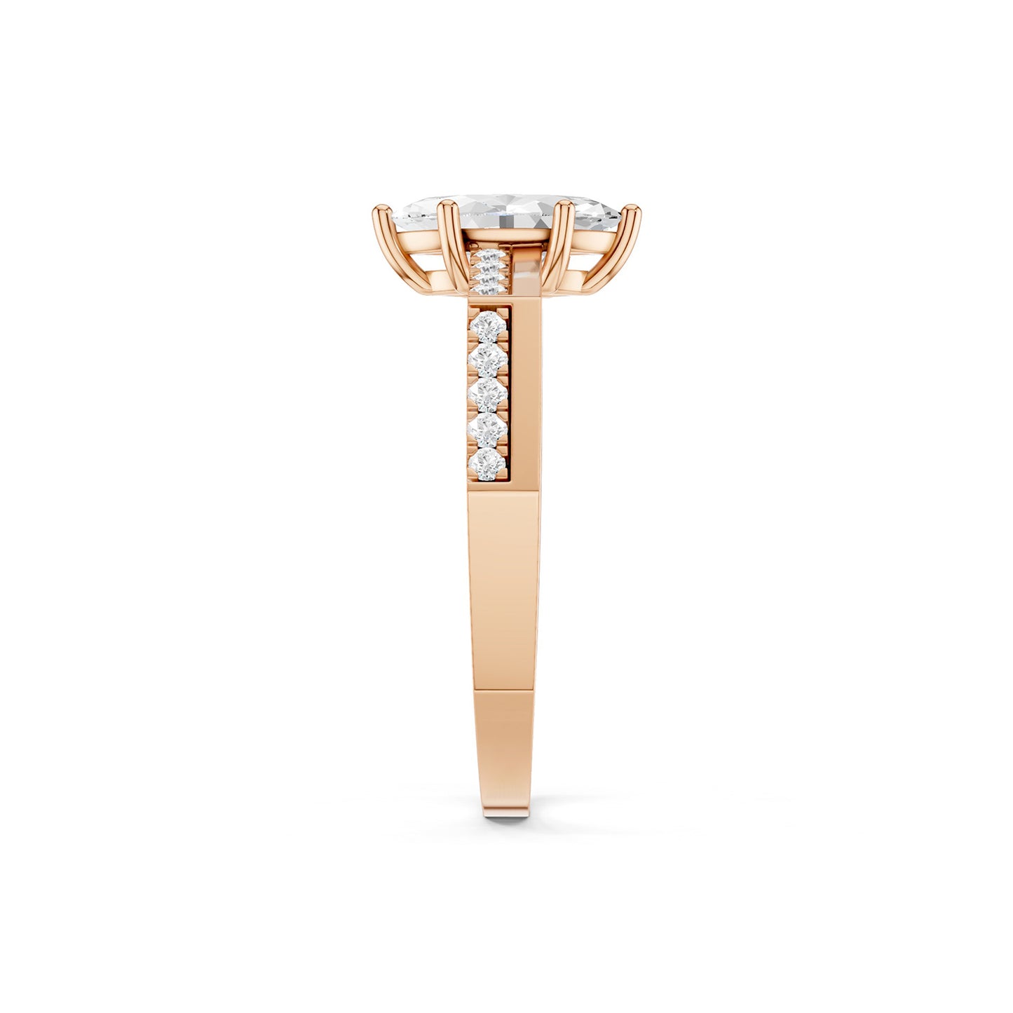 Octad Marquise Alternate Pavé Ring