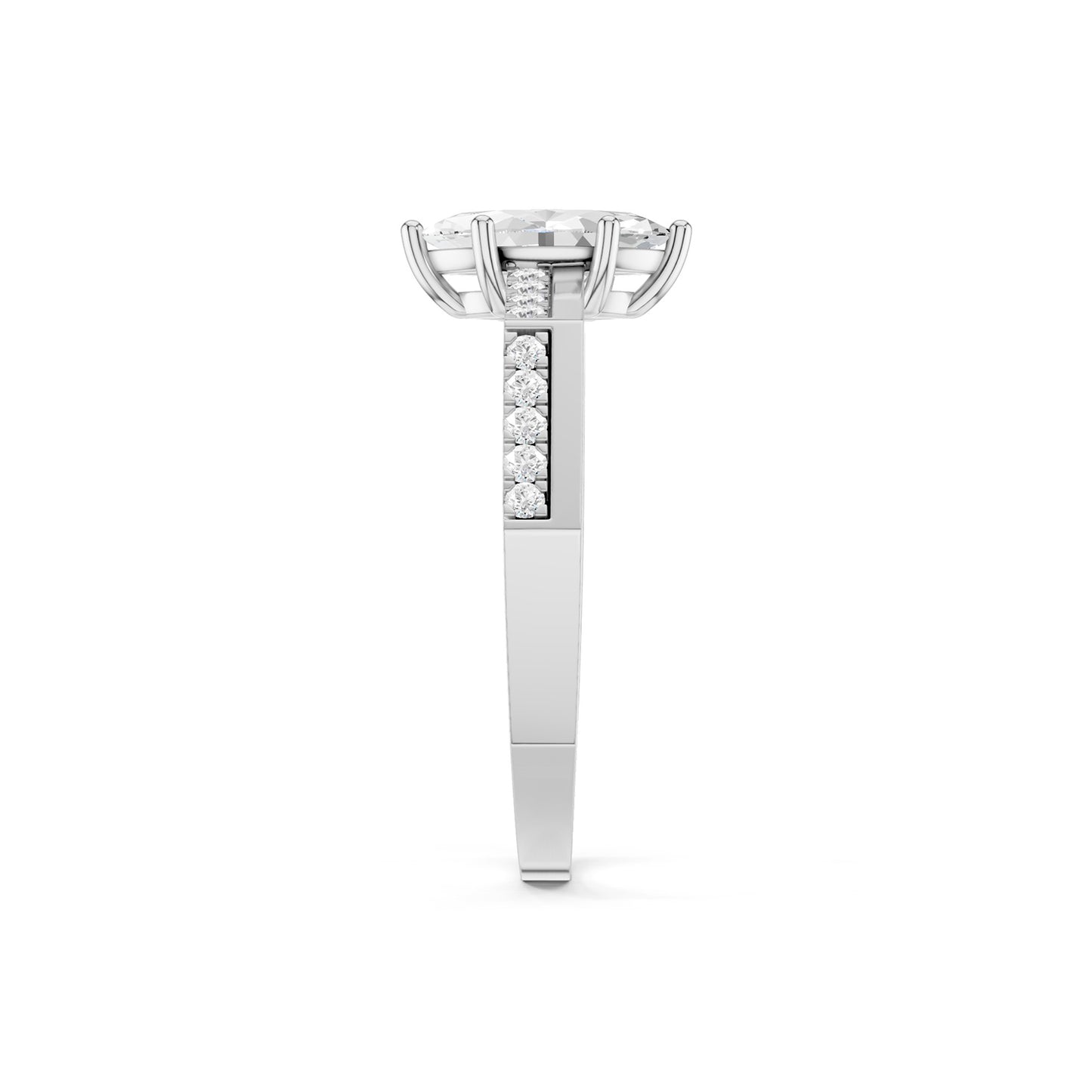 Octad Marquise Alternate Pavé Ring