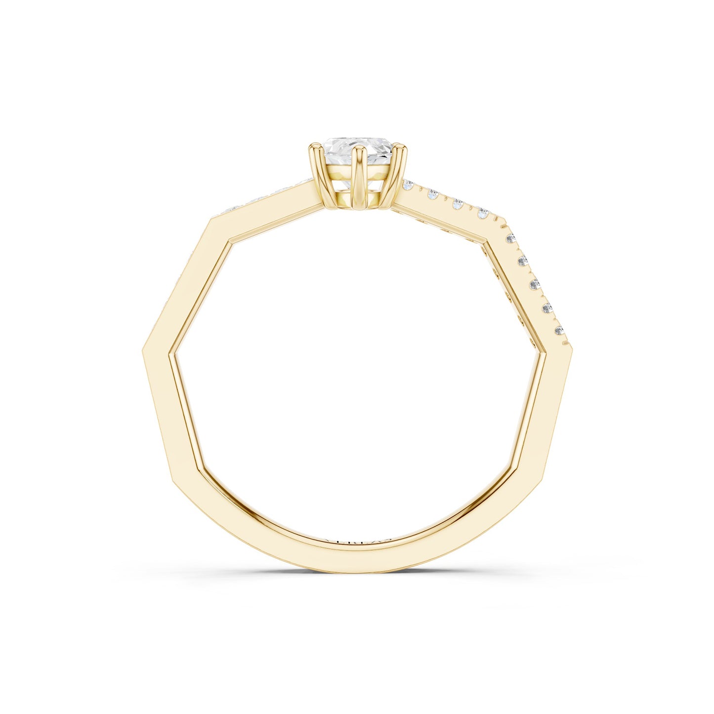 Octad Marquise Alternate Pavé Ring