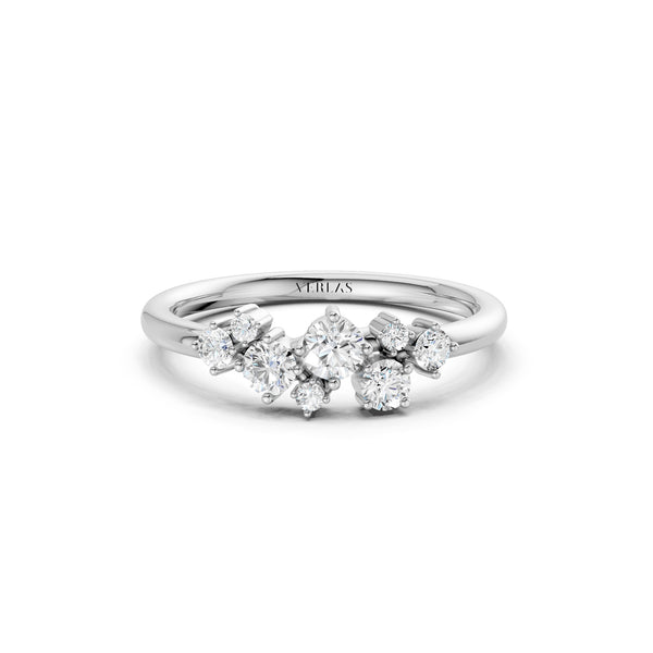 Celestial Cluster Diamond Ring
