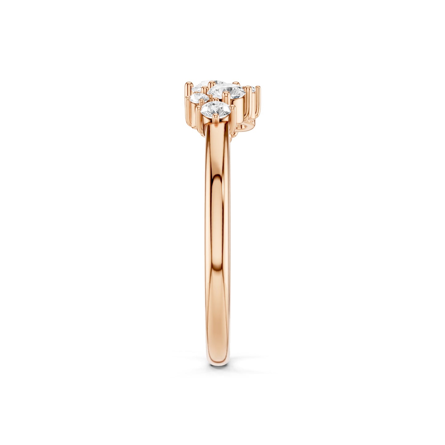 Celestial Cluster Diamond Ring