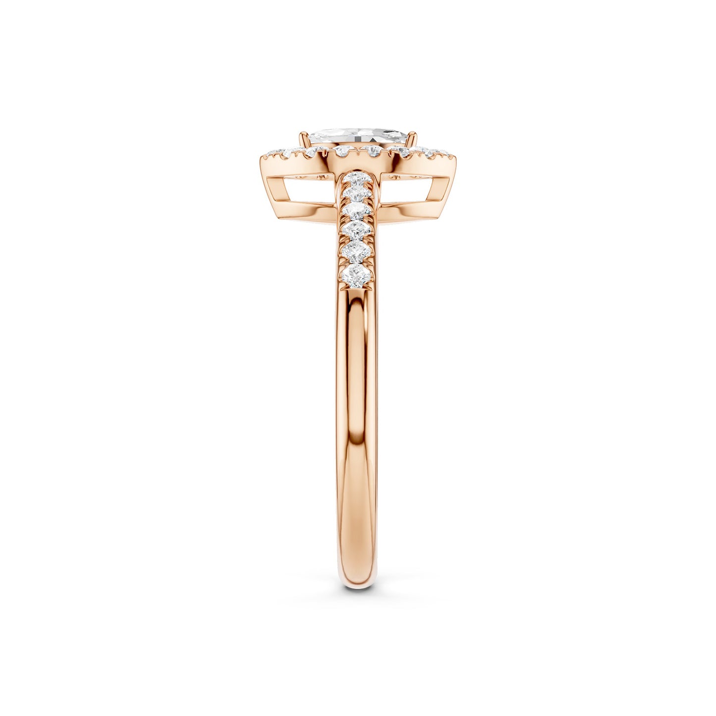 Signature Marquise Halo Ring