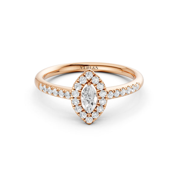 Signature Marquise Halo Ring