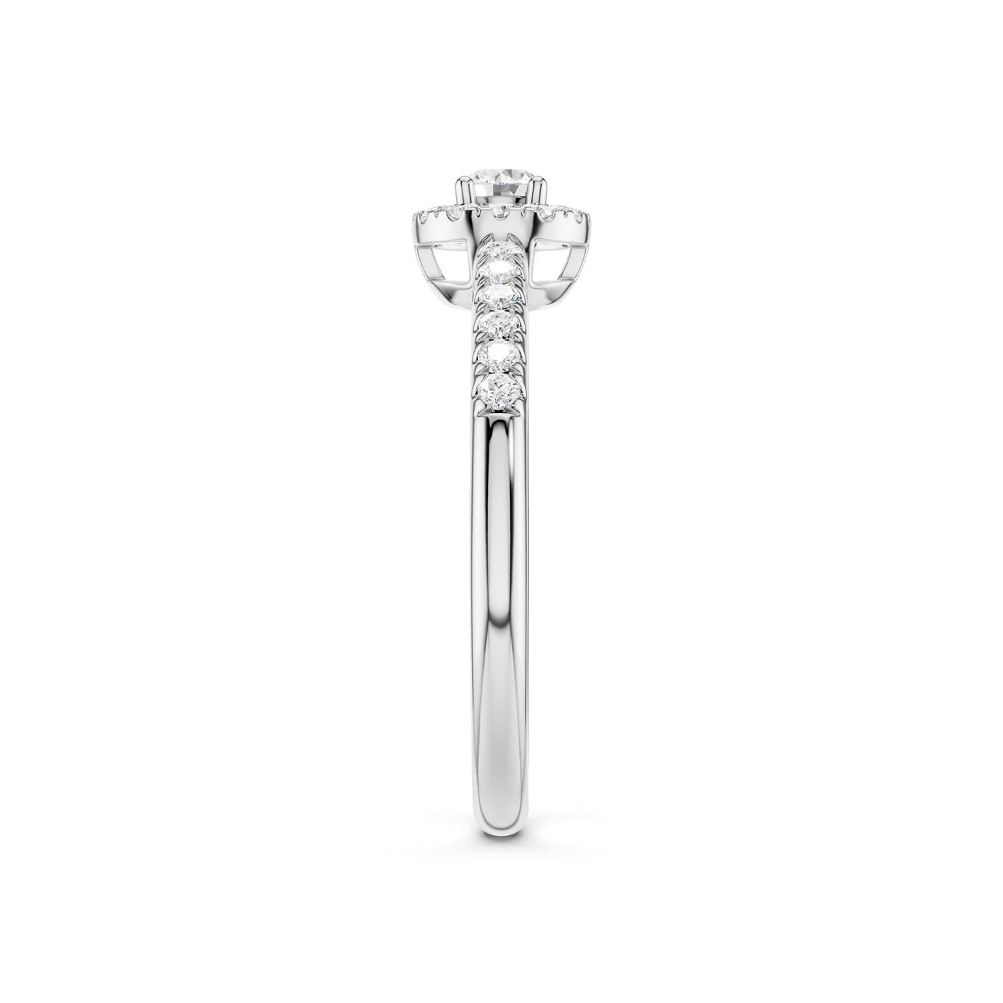 Signature Round Halo Ring