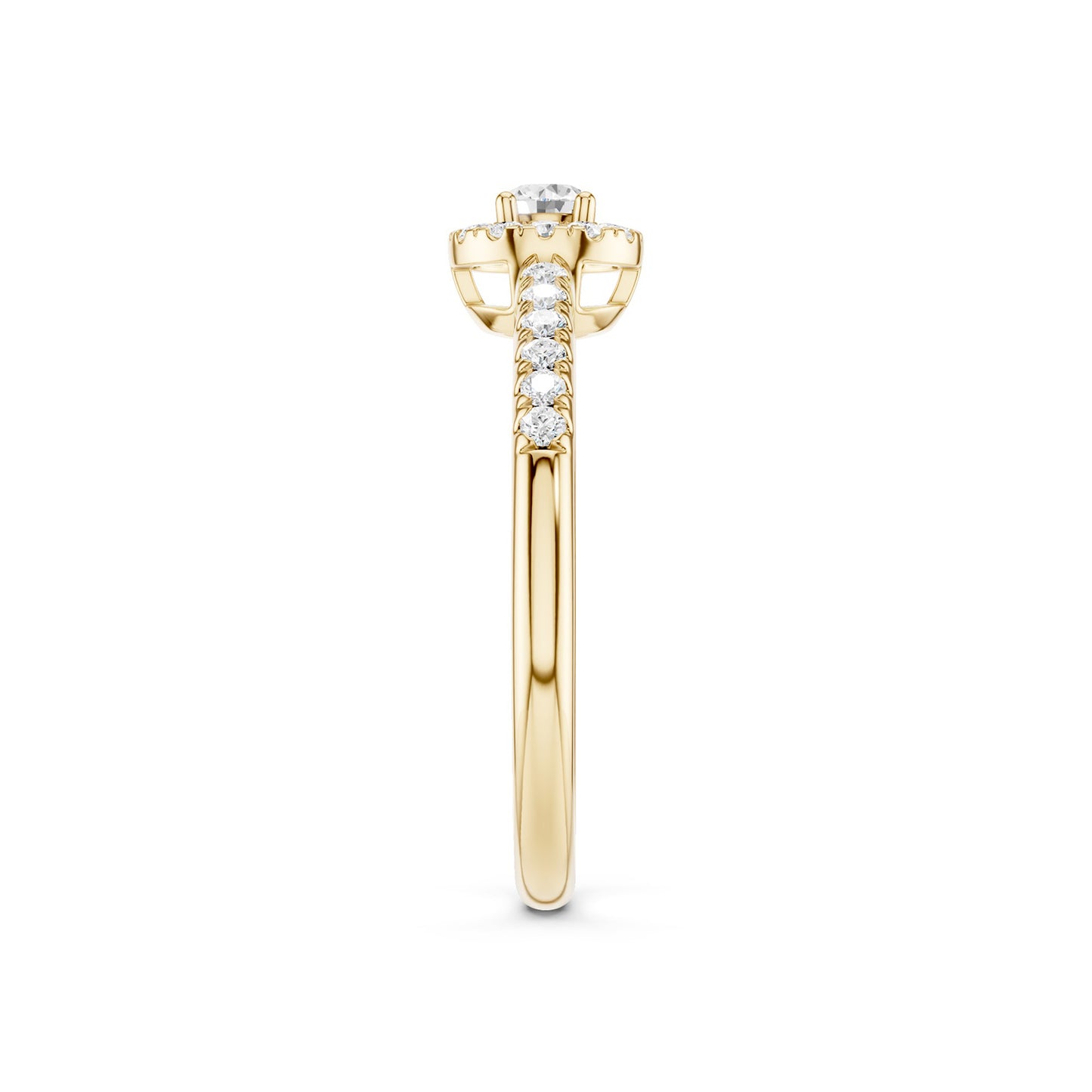 Signature Round Halo Ring