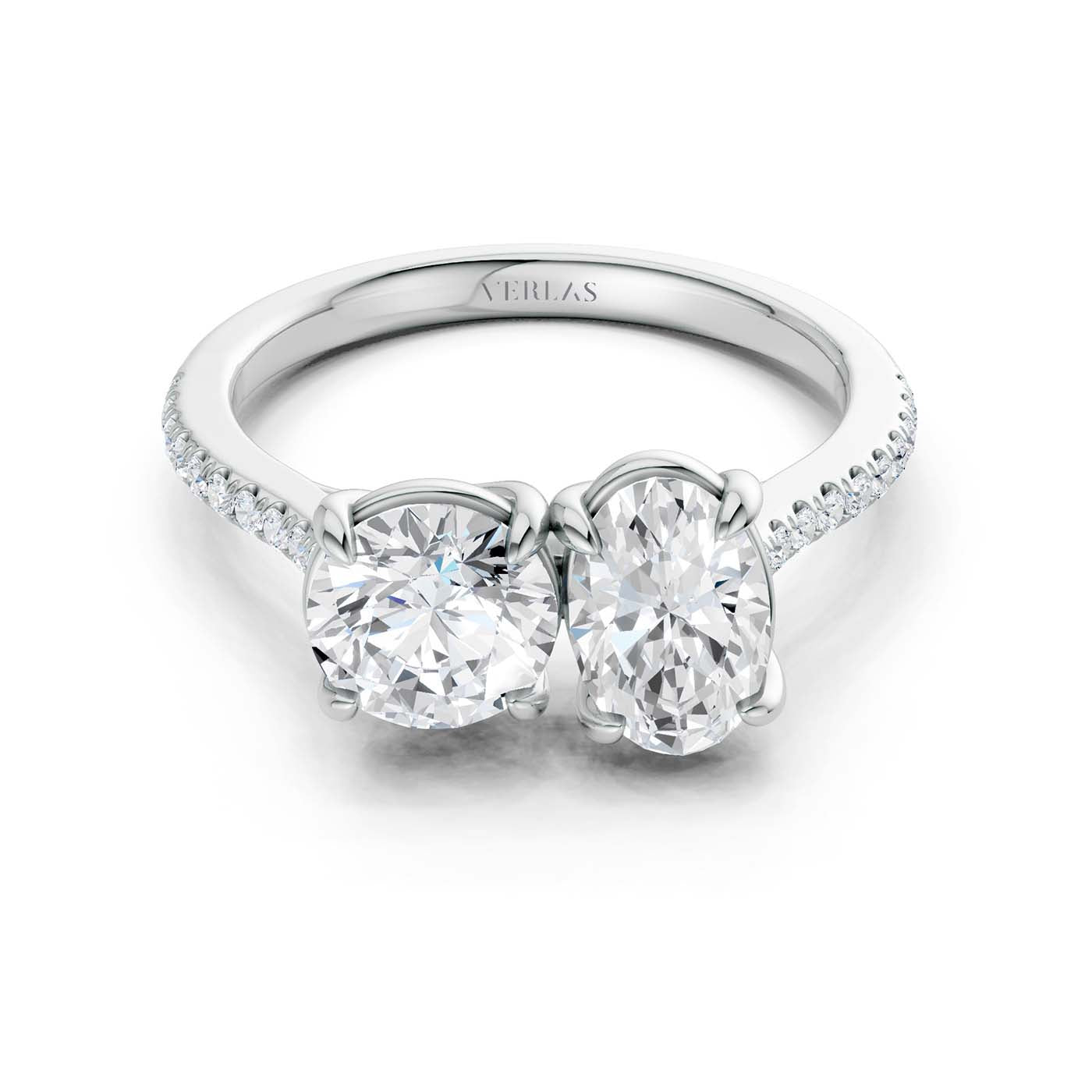 Round Oval Toi-et-Moi Signature Ring