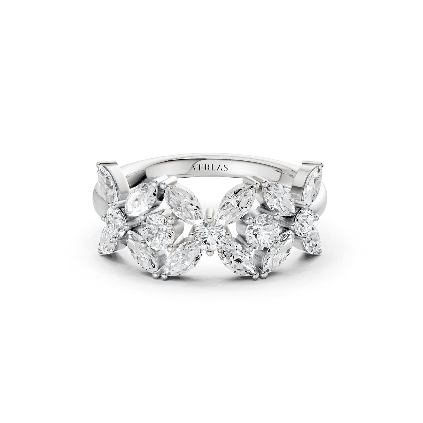 Alyssa Trio Marquise Bouquet Ring