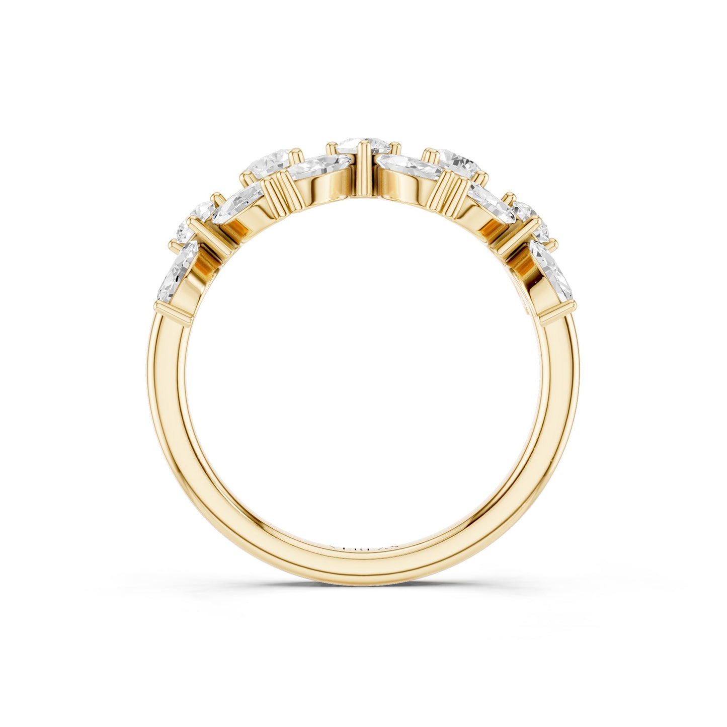 Alyssa Trio Marquise Bouquet Ring