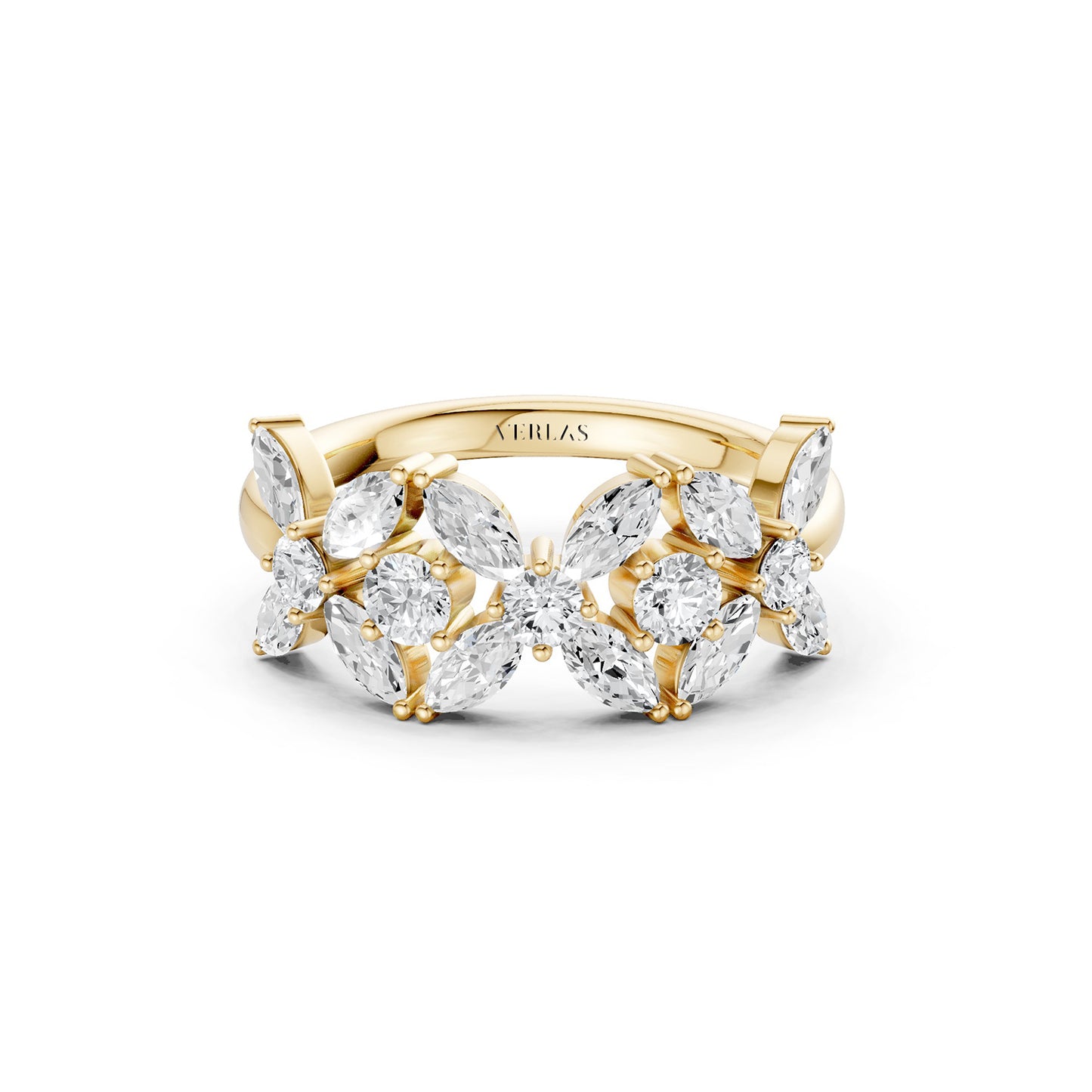 Alyssa Trio Marquise Bouquet Ring