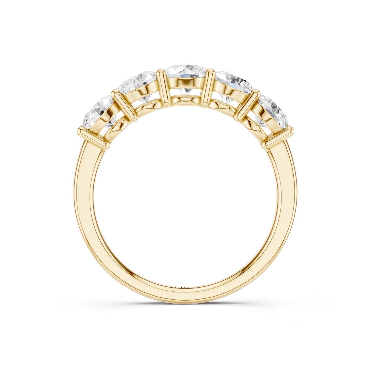5-Stone Round Ring Medium