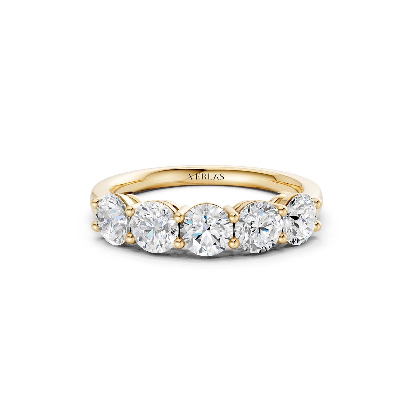 5-Stone Round Ring Medium