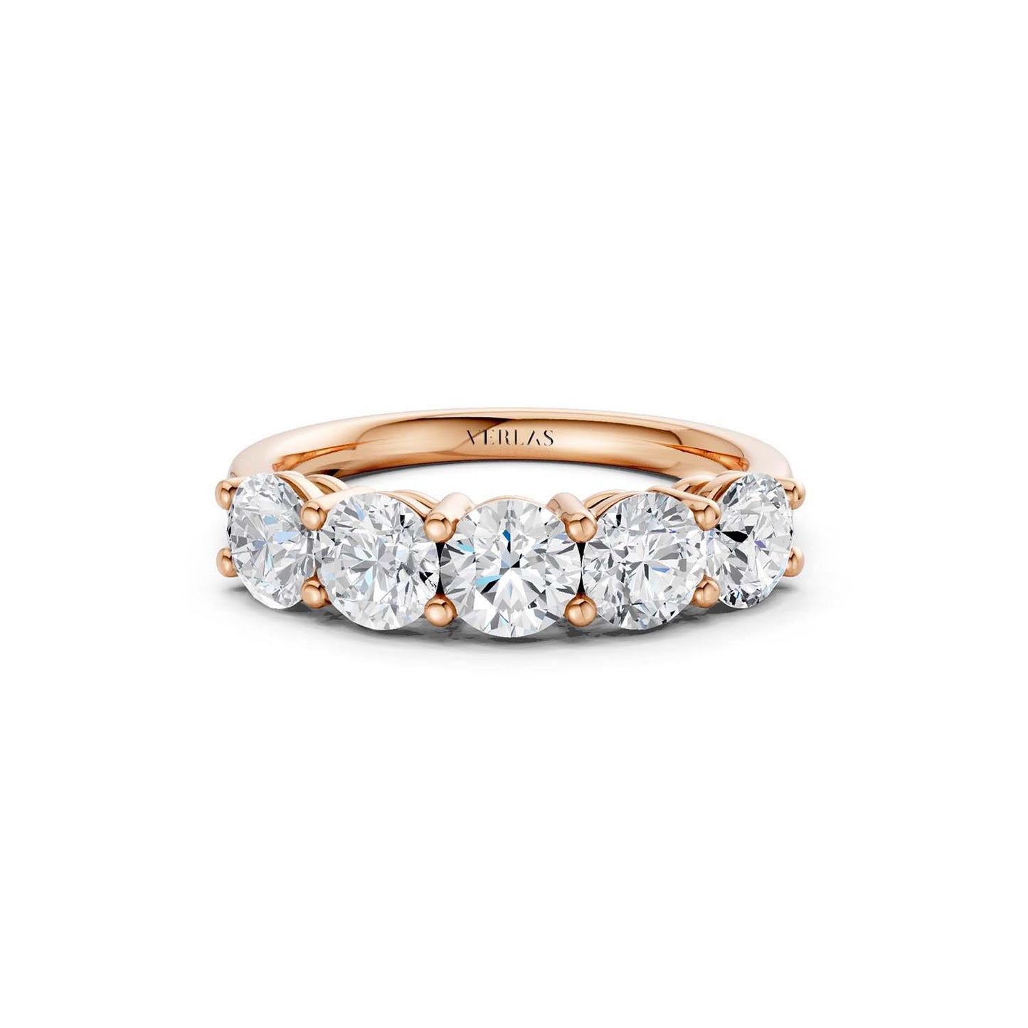 5-Stone Round Ring Large