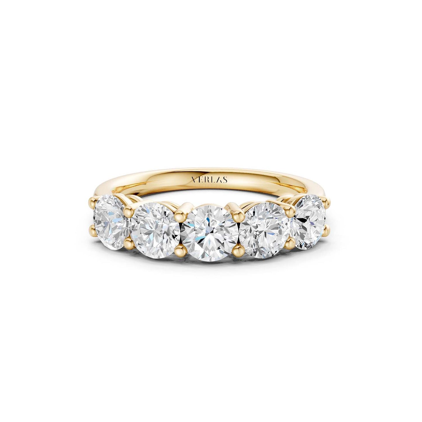 5-Stone Round Ring Large