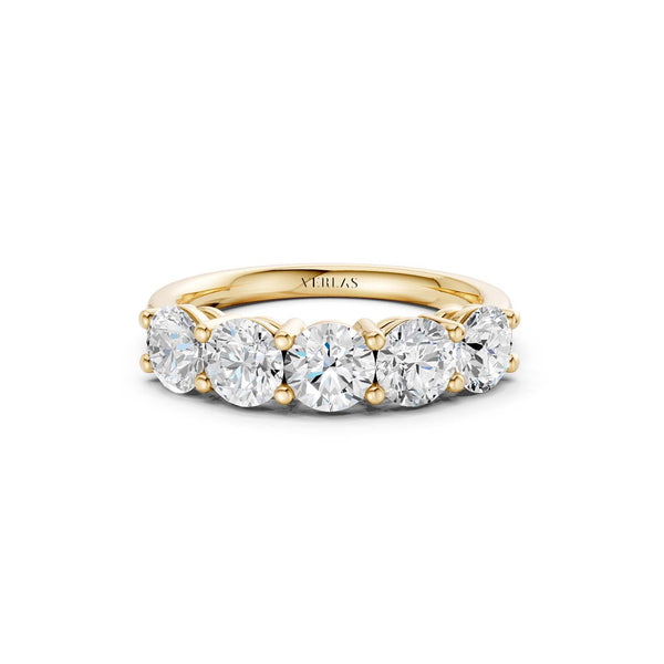 5-Stone Round Ring Large