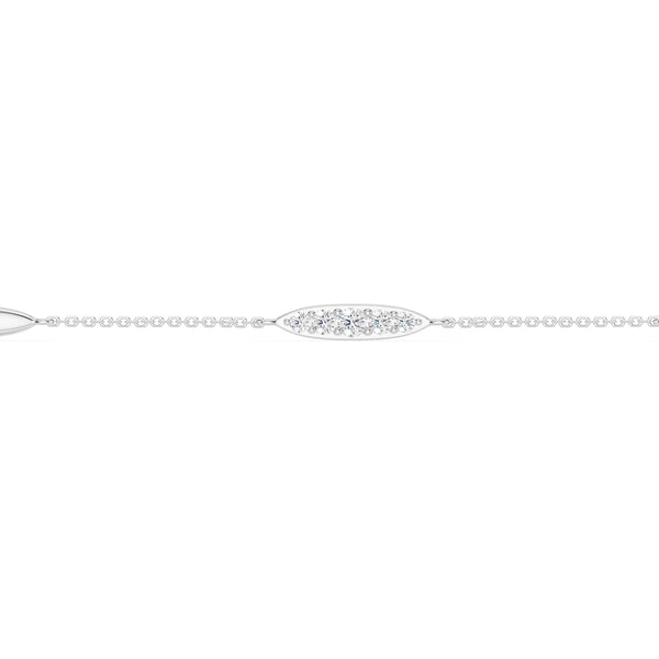 Linear Oval Bracelet