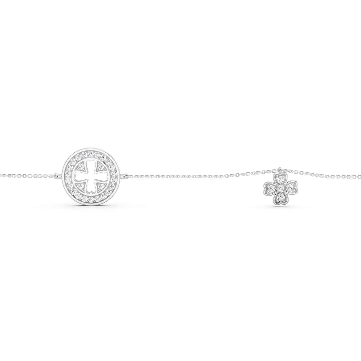 Clover Halo Bracelet
