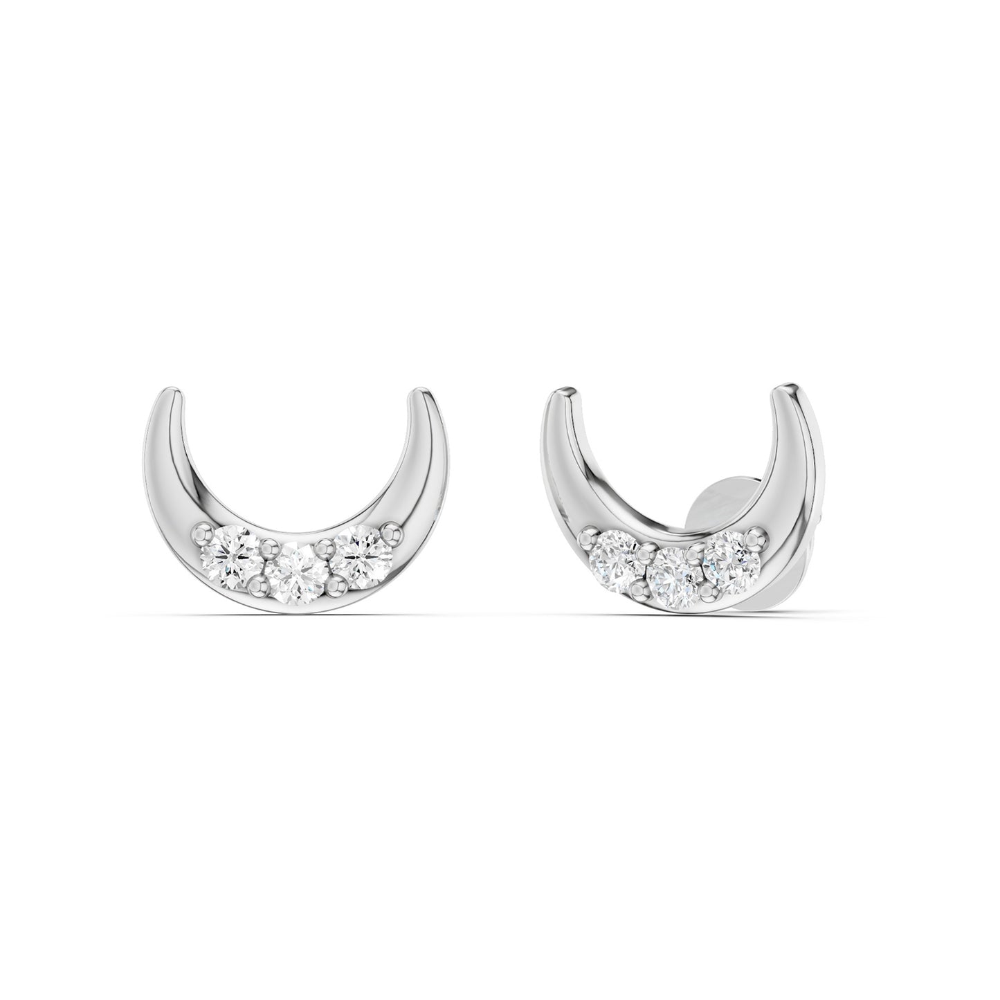 Crescent 3 Studs