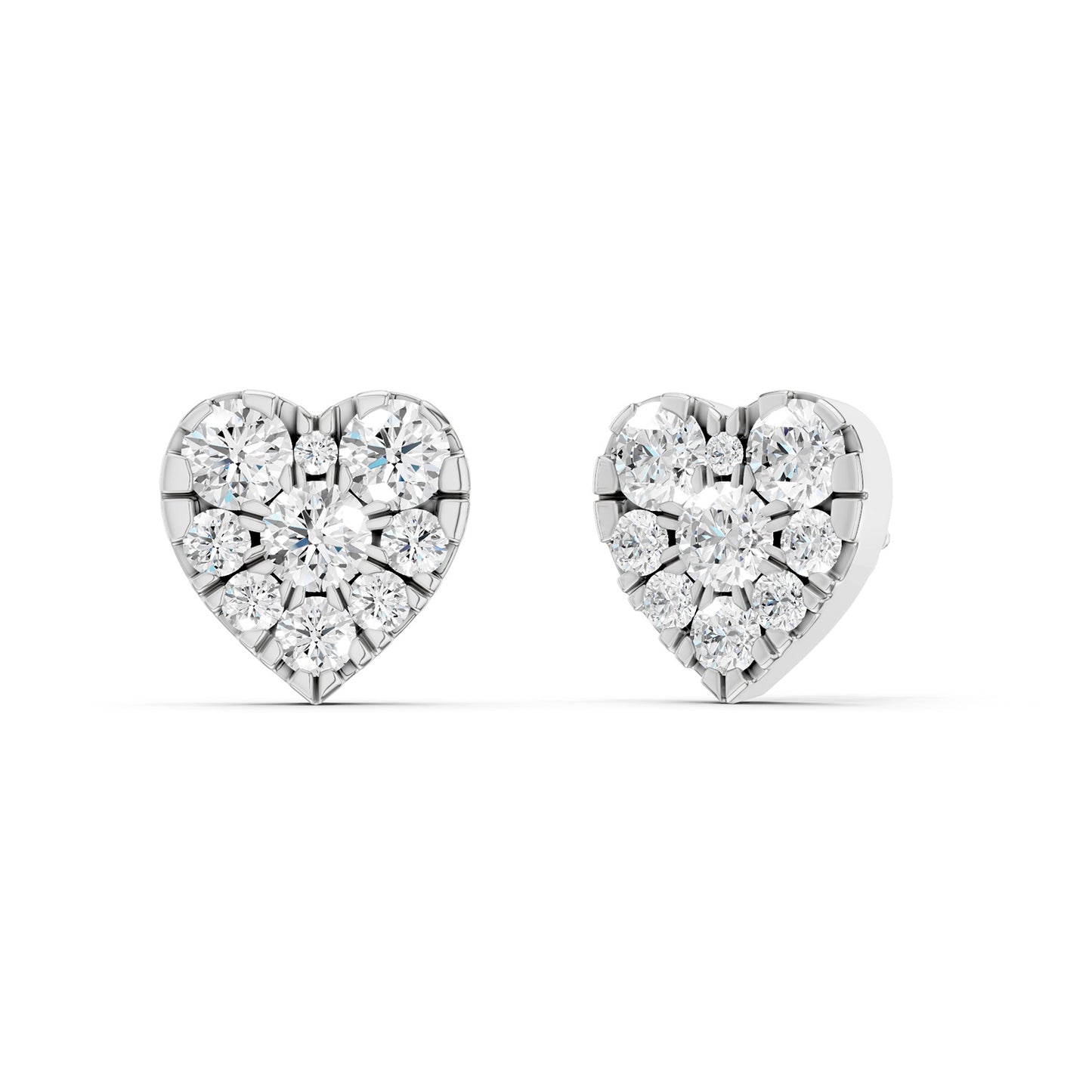 Radiant Heart Studs